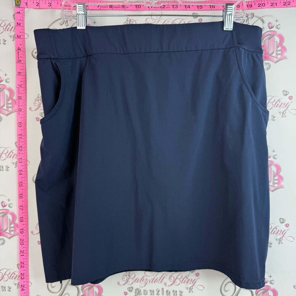 ACX skirt skort Active blue dark Navy Athletic Skort with Built-In Shorts